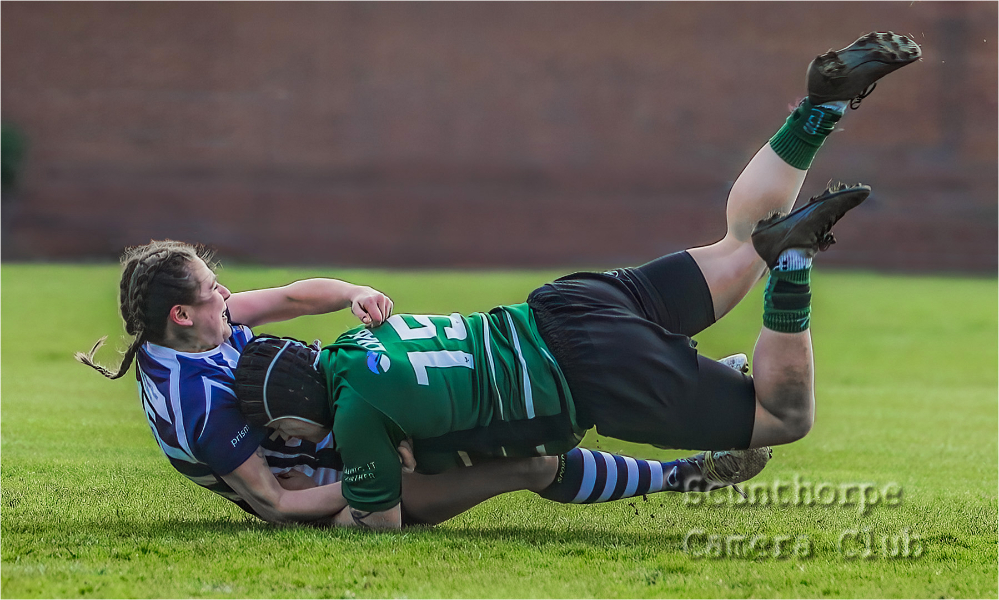 Ladies Enjoying Sunday Afternoon Rugby  